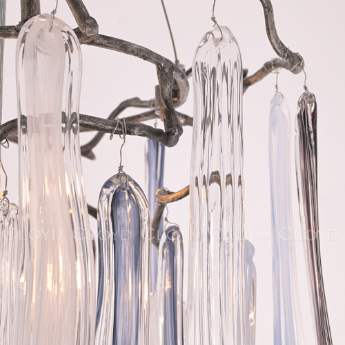 Люстра Cloyd SULAWESI C6 / Ø52 см - серебро темн. (арт.11433)