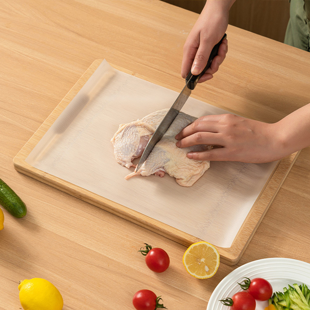 Набор гибких пластиковых разделочных досок 30*30 см, 10 шт.