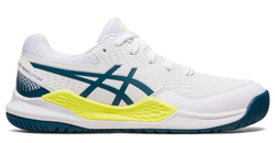детские Кроссовки теннисные Asics Gel-Resolution 9 GS - white/restful teal