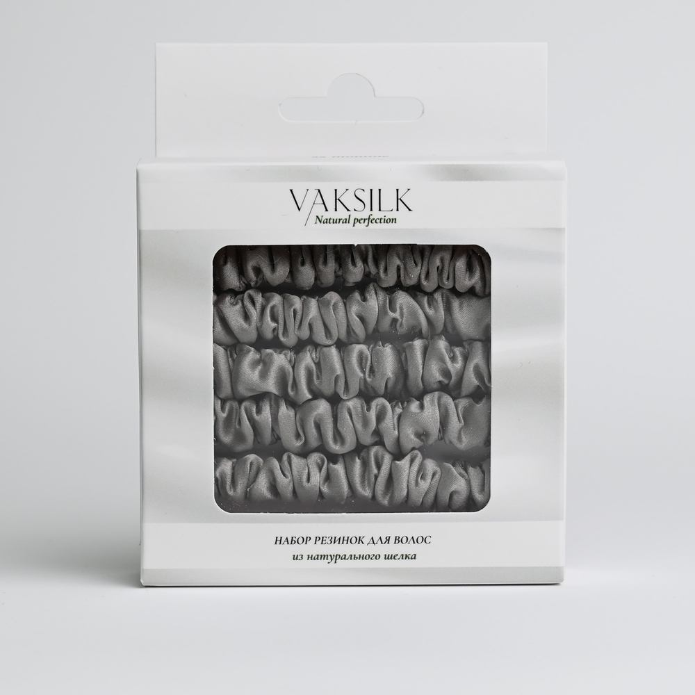 Набор резинок для волос "Small" серый