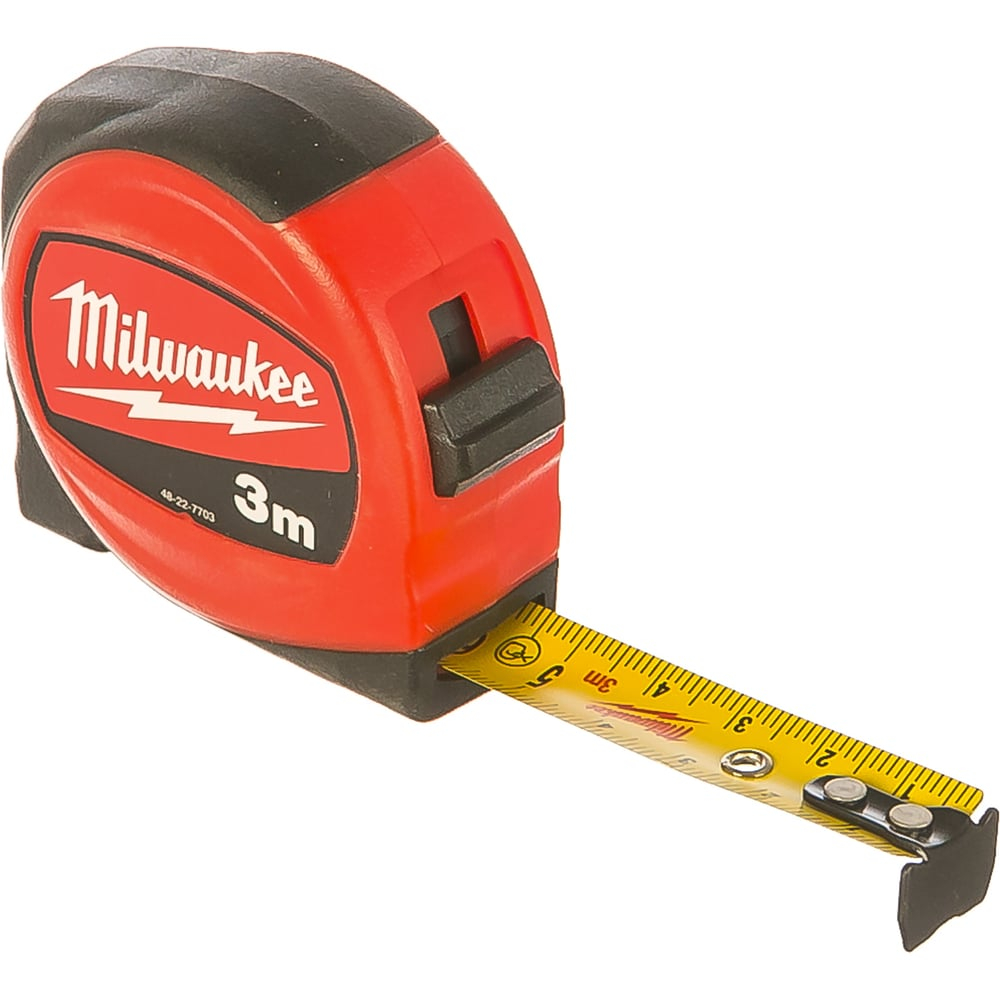 Рулетка 3м, ширина 16мм Milwaukee SLIM 48227703