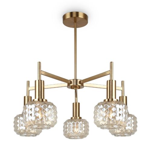 Люстра на штанге Freya Fero FR5366CL-05BS