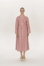 Платье «Узоры 2», красный