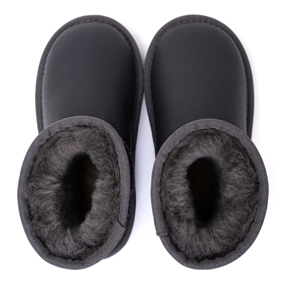 UGG Kids Classic Short Metallic Grey