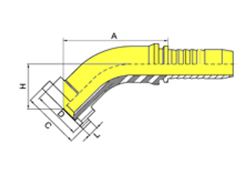 Фитинг DN 50 SFS 2 79.4 (45)