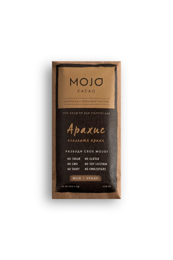 Арахис. Горький шоколад Mojo cacao 72% (Гренада)