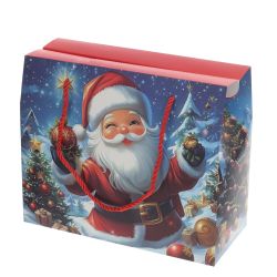 GAEM Пакет подарочный M (бумага 350г/м2, блок 12шт), L27,5 W12,5 H23 см, 4в.