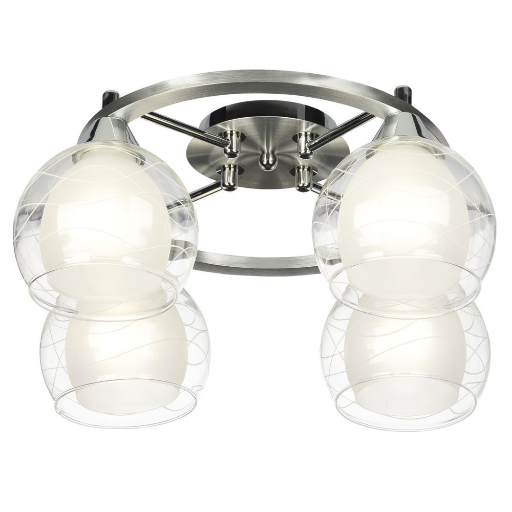 Citilux Буги CL157142 Люстра потолочная Алюминий Хром