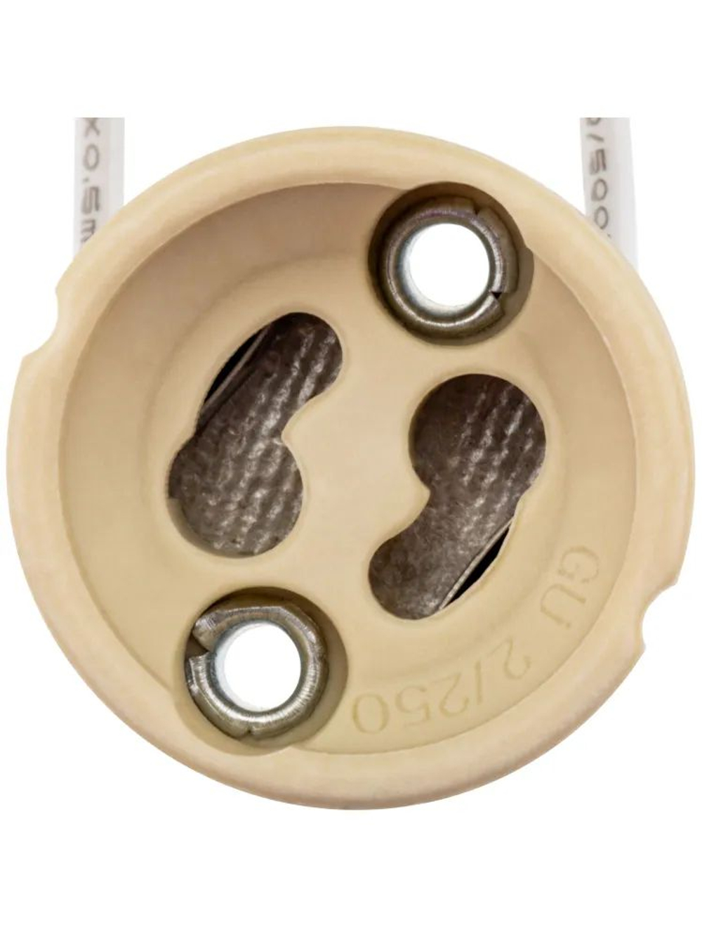 Патрон керамический GU10 для светодиодных и галогенных ламп 220V, поворотный