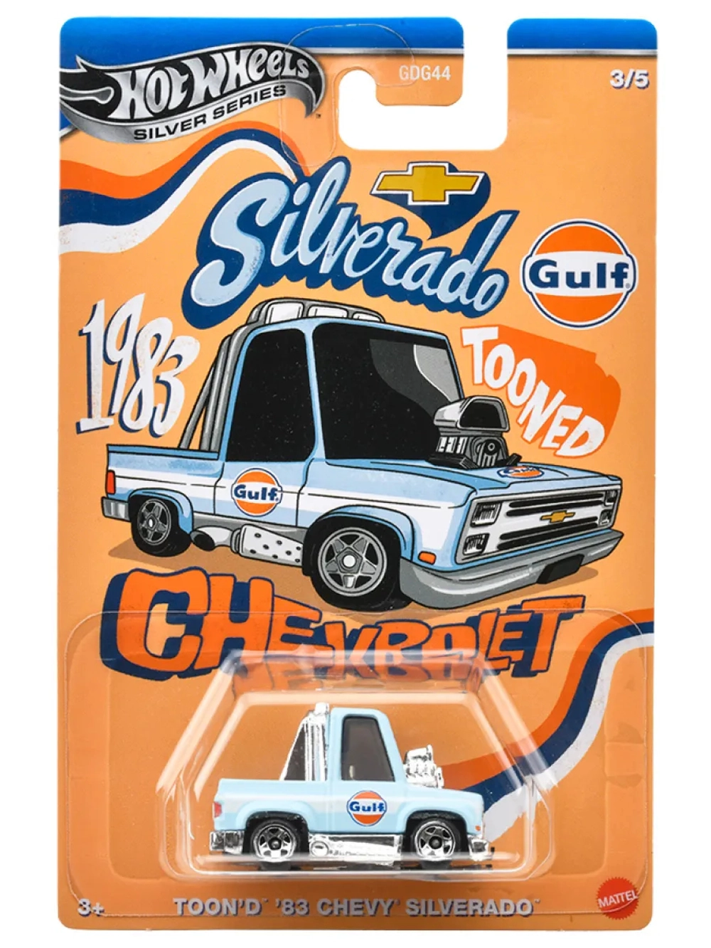 Машинка Хот Вилс Silver Series Chevy Silverado GDG44 JCB64