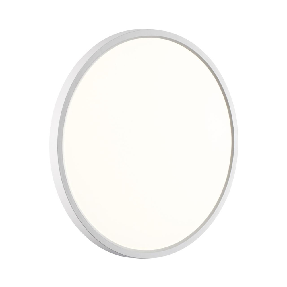 7659/32L MITRA LED SN 551 Светильник пластик/белый LED 32Вт 3000/4000K D400 IP40 ALFA WHITE
