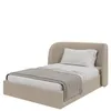 Кровать с подъемным механизмом Classic 140х200 см (бежевый, велюр)