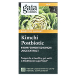 Gaia Herbs, Kimchi Postbiotic, 60 веганских жидких фитокапсул (0,6 г в каждой капсуле)