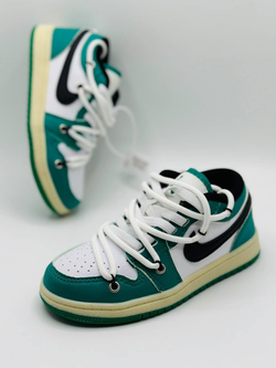 Детские кожаные кроссовки Nike Off White