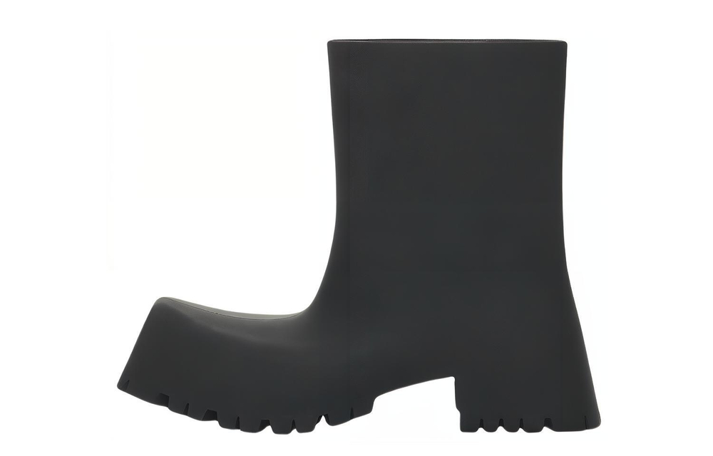 Balenciaga 50mm Trooper Rubber Boots "Black" Women"s