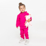 Комплект д/девочки (толстовка, брюки) НАЧЁС, цвет фуксия, р. 104. 9037680