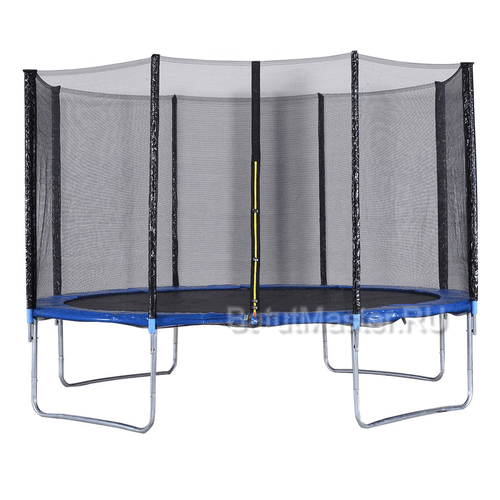 Батут с сеткой и лестницей, диаметр 16 фт