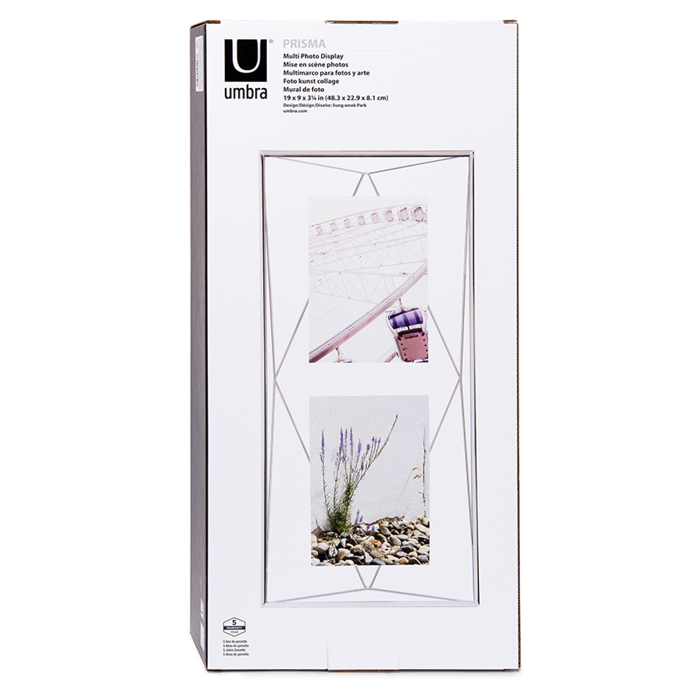 Мультирамка Prisma хром