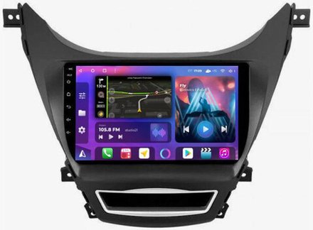 Магнитола для Hyundai Elantra 2010-2013 - FarCar 360M QLED, Android 12, 8-ядер, CarPlay, 4G SIM-слот