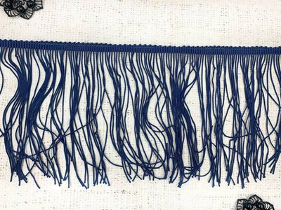 Бахрома, ш. 15 см, т. синий