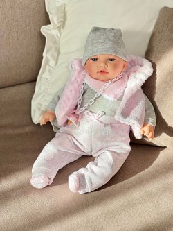 Кукла Nines 45см Mi Bebito мягконабивная в пакете (N7130K)