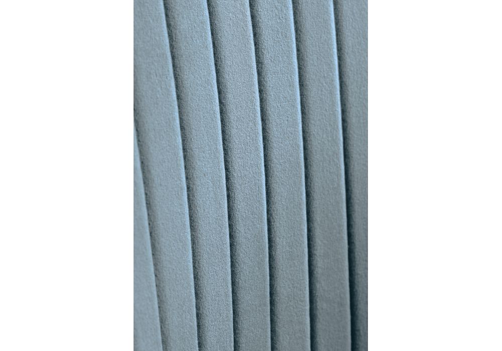 Стул на металлокаркасе Kora light blue / white