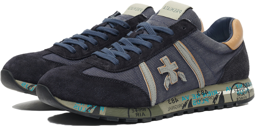 Premiata Lucy 5390 мужские синие спортивные