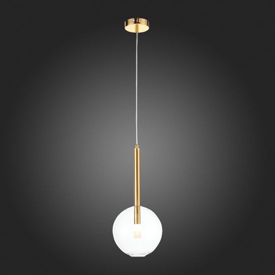 SL1054.203.01 Светильник подвесной ST-Luce Золотистый/Прозрачный G9 1*5W SOFIO