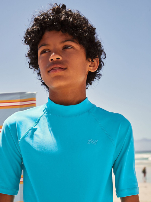 Рашгард для мальчика Next E65-685, Ярко-голубой