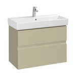 Комплект OLETA  A857640515 модуль для раковины 800 мм, 760х374х548 мм, с 2 ящиками, капучино + JIKA раковина 800х390 8.1242.8.000.104.1