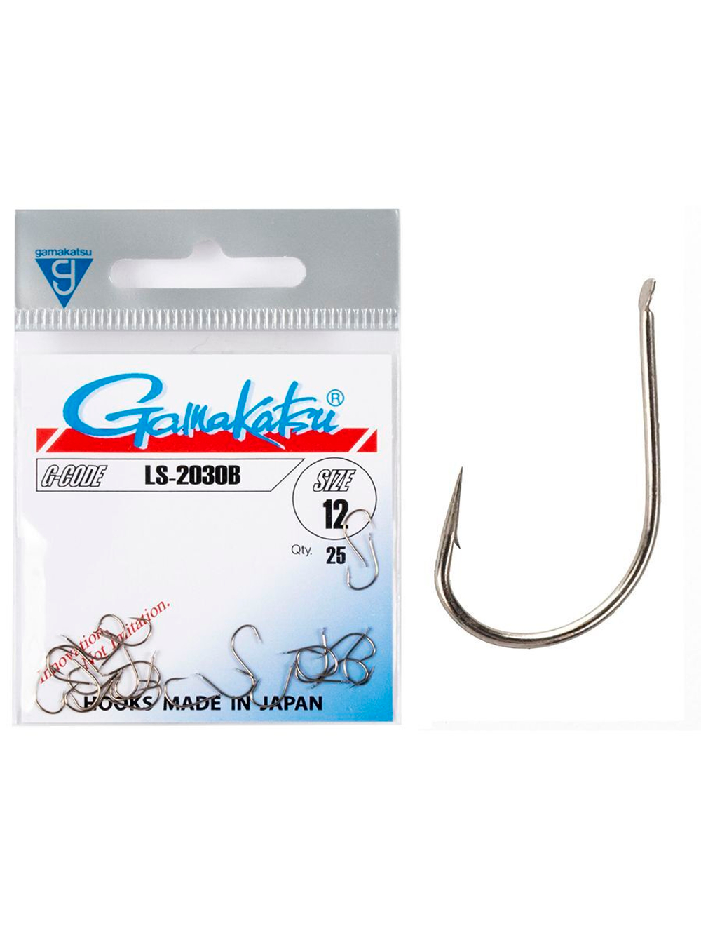 Крючки Gamakatsu LS-2030B NEW LABEL HOOKS BRONZE размер 08 (упк.15шт.)