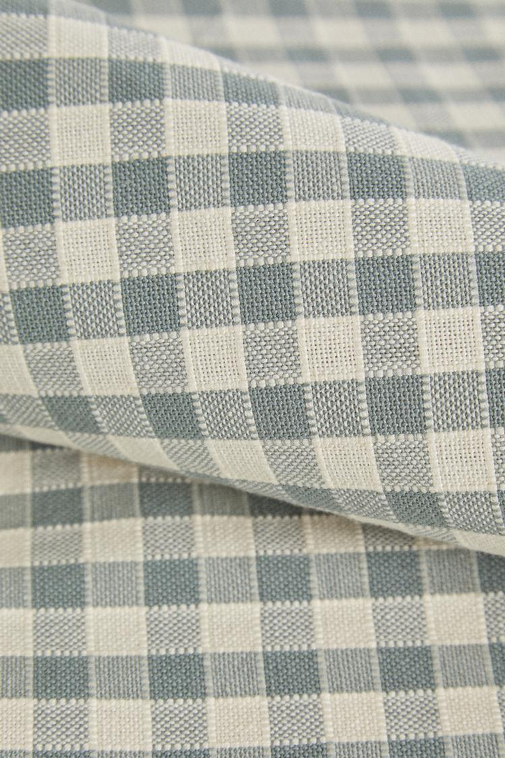 ZARA HOME ХЛОПКОВАЯ СКАТЕРТЬ В КЛЕТКУ,  СИНИЙ/ЗЕЛЕНЫЙ