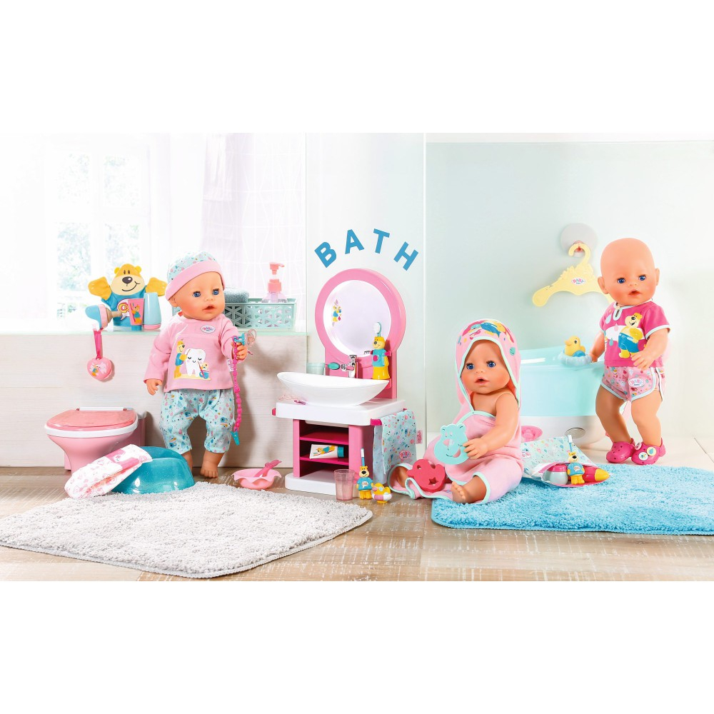 BABY born - Набор для чистки зубов Туалетный столик Раковина 827093