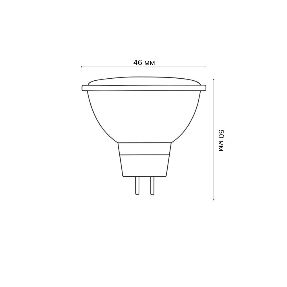 LED-JCDR-5W-4000K-GU5.3-FR-SLS Лампа светодиодная. Форма JCDR. матовая. Белый свет 4000K. ТМ Volpe