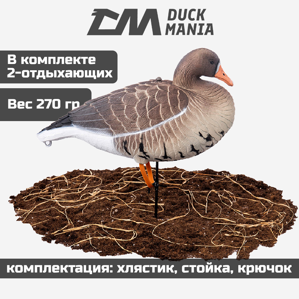 Белолобый гусь Softplast 3D мод. BS-3D