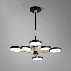 Люстра на штанге TURNA DBL L6 Black