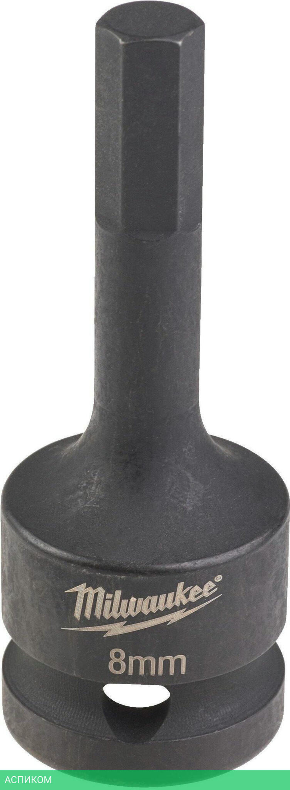 Головка ударная Milwaukee 1/2" Shockwave HEX8 (4932478065)