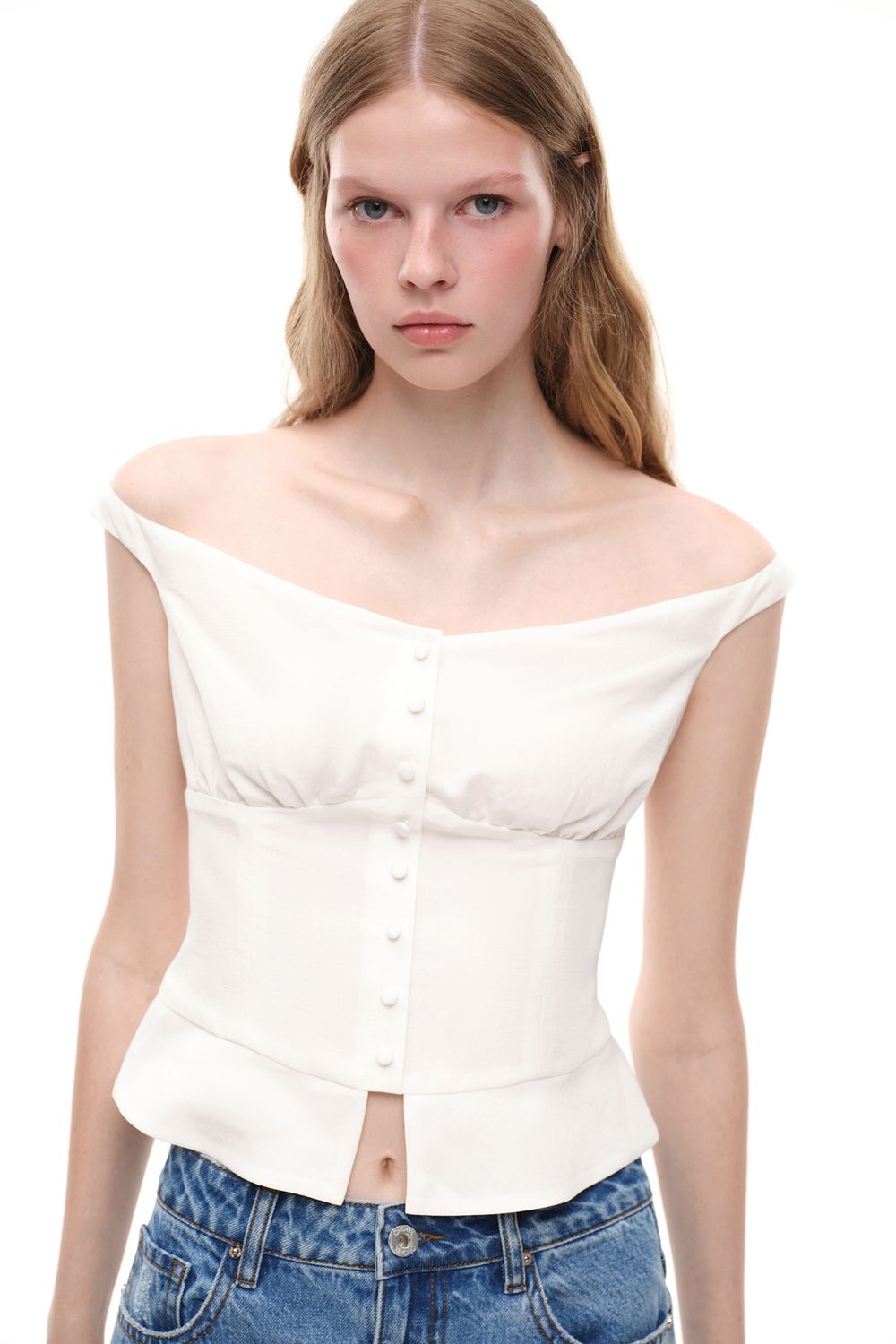 Топ (Dolce Vita), молочный