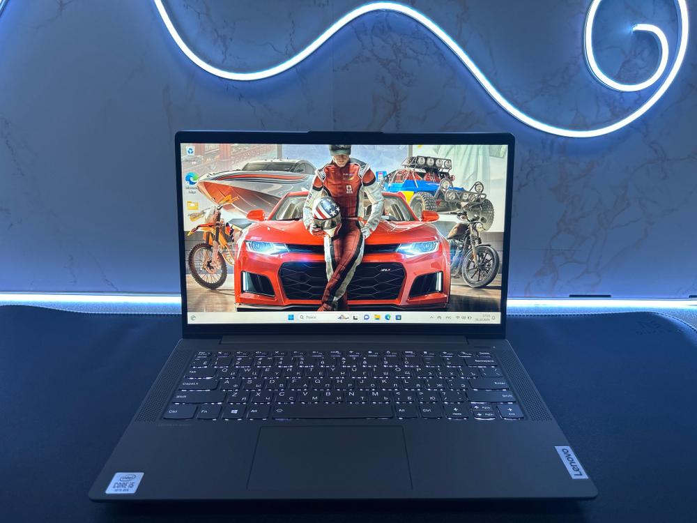 Ноутбук Lenovo Ideapad 5-14IIL05. Intel Core i5-1035G1/RAM 8Gb/SSD 256Gb/Intel UHD/14.0"/1920*1080/IPS/DOS/Цвет: Серый, подсветка кл-ры: LED