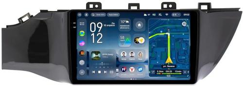 Магнитола для KIA Rio 4, Rio X-Line 2017-2020 (рамка без кнопки) - Teyes CC4-PRO монитор 9.5" 2K QLED на Android 13, Быстрейшая, Snapdragon 778G, ИИ, CarPlay, DSP, 4G SIM-слот