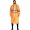 Плащ сигнальный влагозащитный Waterproof Line Extra-Vision WPL ПВХ на молнии оранжевый с СОП