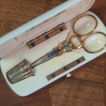 Антикварный дорожный швейный набор «NÉCESSAIRE»