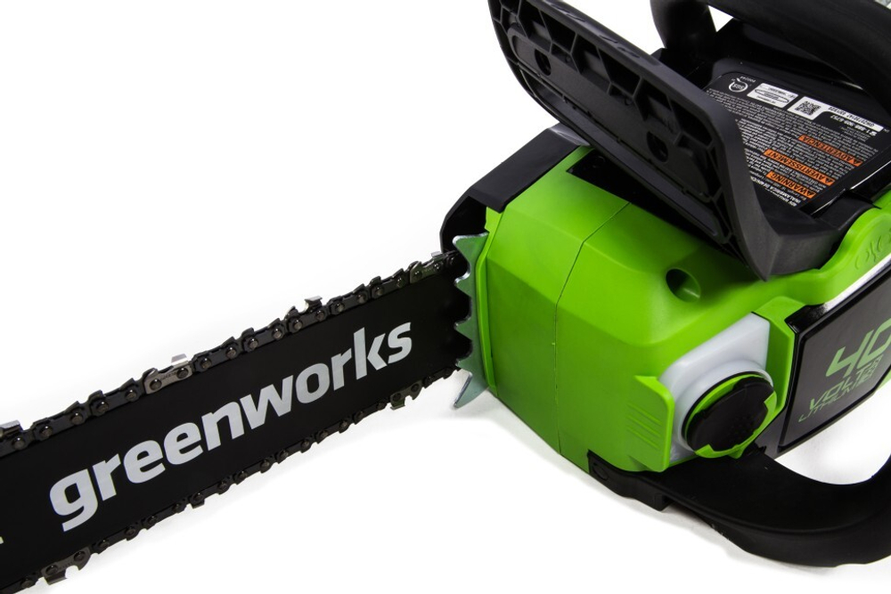 Пила аккумуляторная 40V Greenworks GD40CS18K4 б/щ 40см 1хАКБ 4Ач и ЗУ