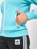 костюм спортивный на молнии Adidas с брюками и толстовка