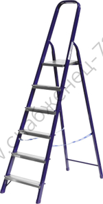 СИБИН 6 ступеней, 124 см, стальная, стремянка (38803-06)