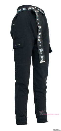 брюки Joy Keeper накладные карманы ремень 2899