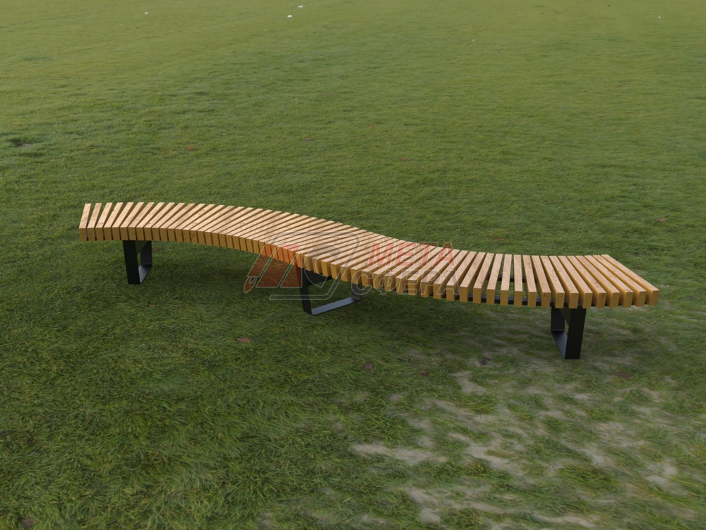 Лавка Rail Road 02 Змейка