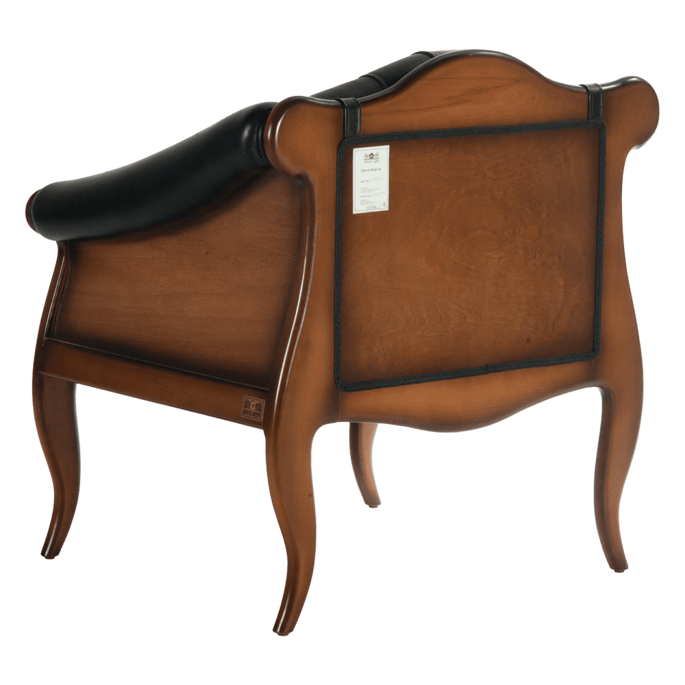 Кресло Марсель Натуральная кожа Орех Шоколад 12