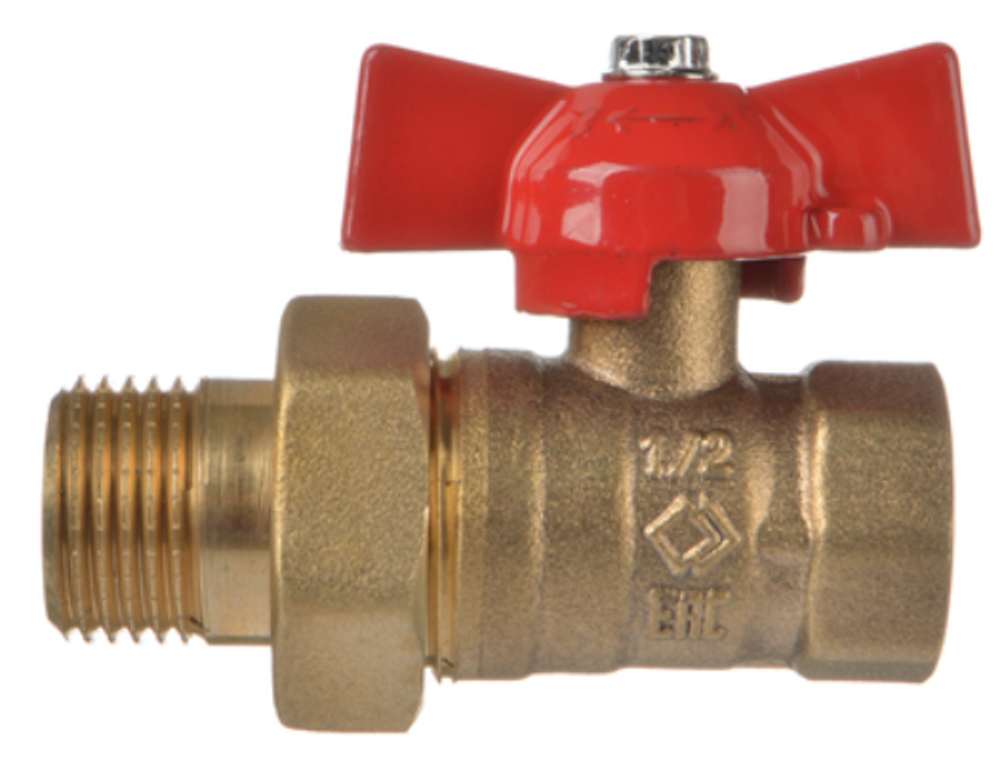 Кран шаровый Expromt 1/2" с американкой Ex 10418