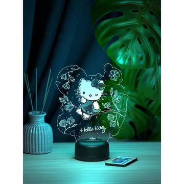 3D Лампа Китти на ветке - Hello Kitty